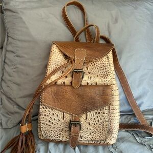American Darling croc backpack. NWOT